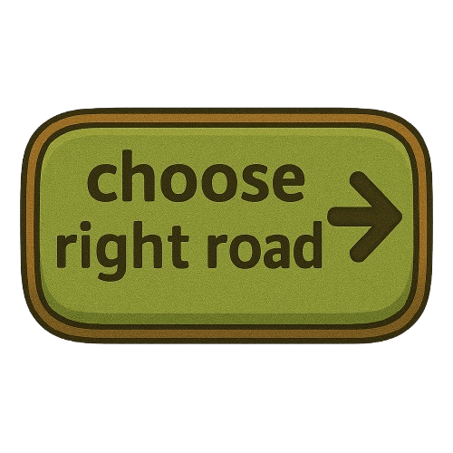Choose right road